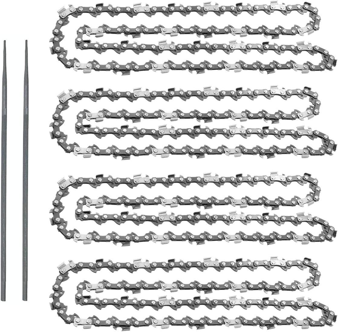 Surprising Showdown: AR-PRO 4-Pack Chainsaw Chains (52 Links, 2 Files) Tested for Home Use