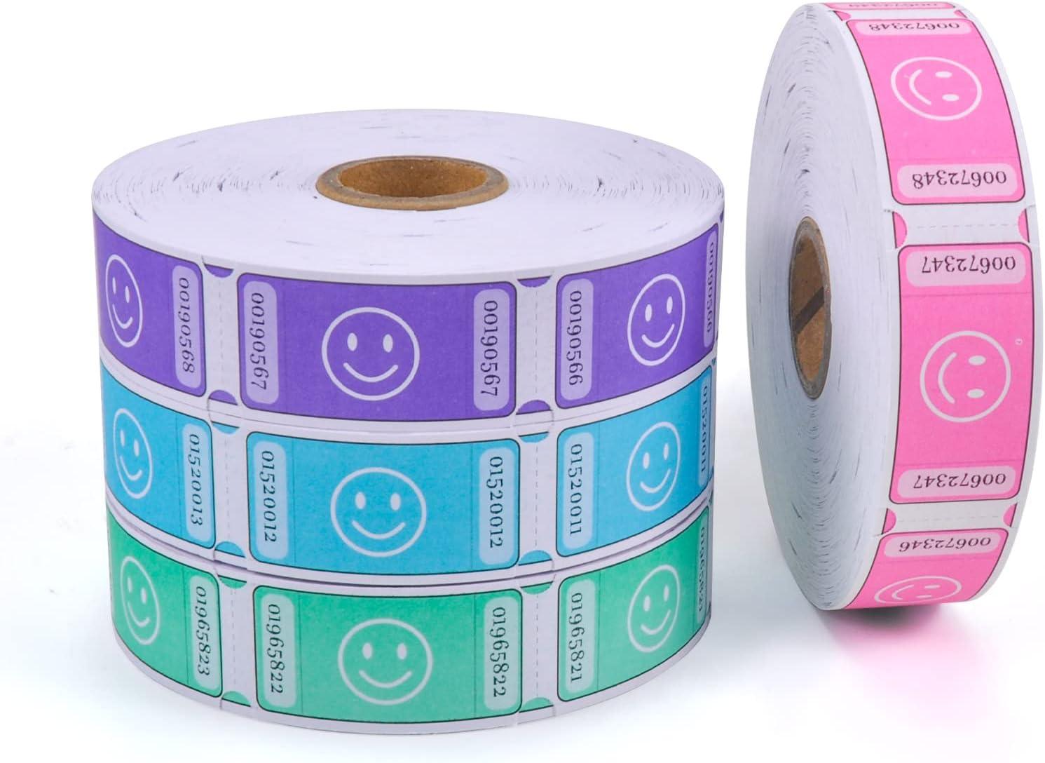 Raffle Ticket Showdown: 1x2 Size, 2025 Tickets, 4 Rolls... Color Tested?