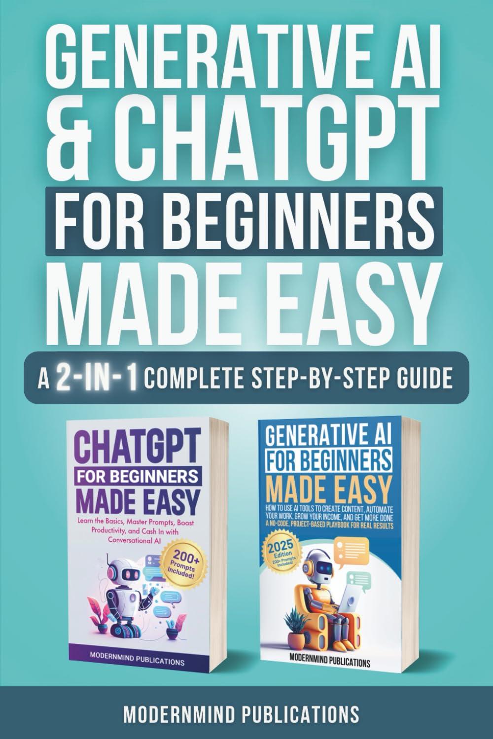 Best AI Guide - Generative AI & ChatGPT for Beginners Made Easy 2-Books-in-1 Review