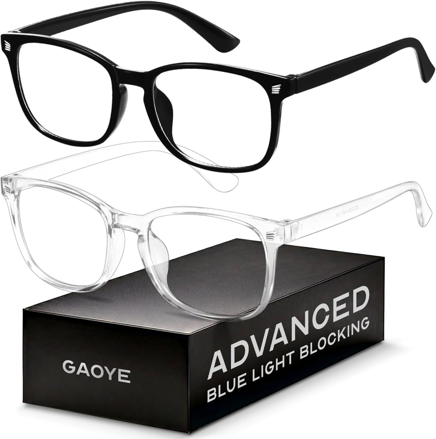 Best Computer Glasses - Blue Light Blocking Fashion Square Eyeglasses for Women Men Review