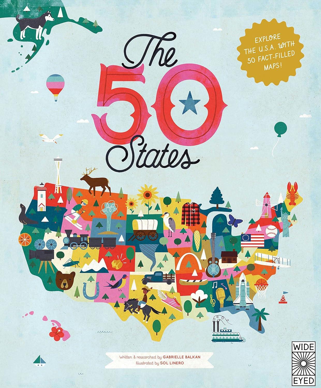 Best Luggage - The 50 States: Explore the U.S.A. with 50 fact-filled maps!