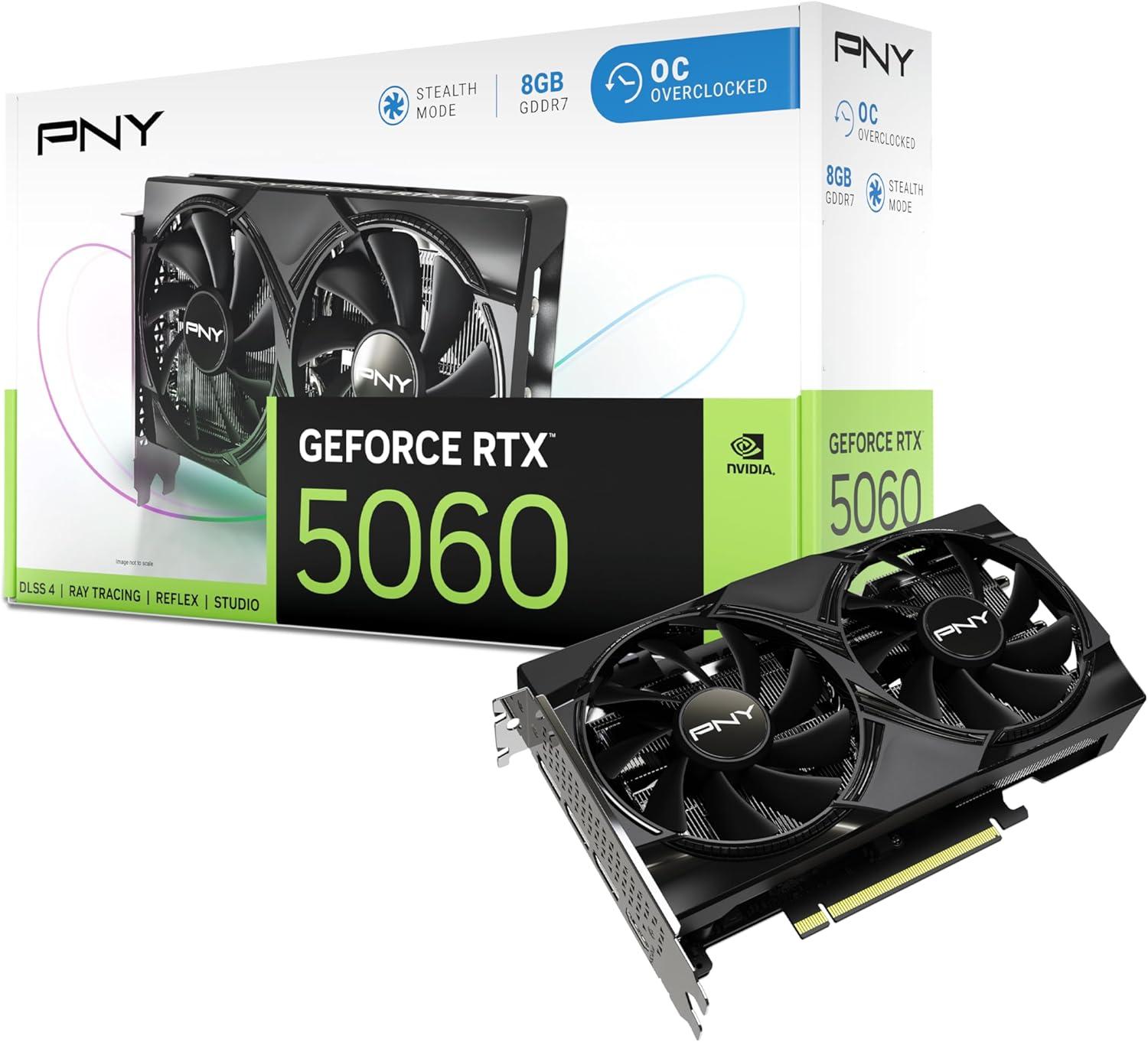 Best Graphics Card - PNY NVIDIA GeForce RTX™ 5060 OC Dual Fan Review