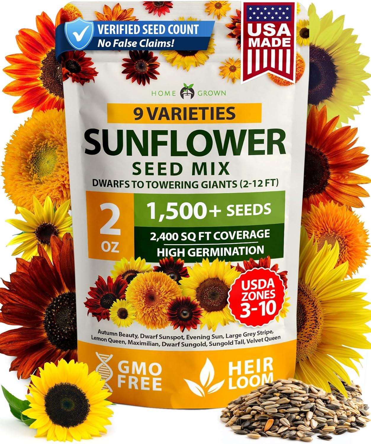 Best Sunflower Seeds Mix - HOME GROWN Review