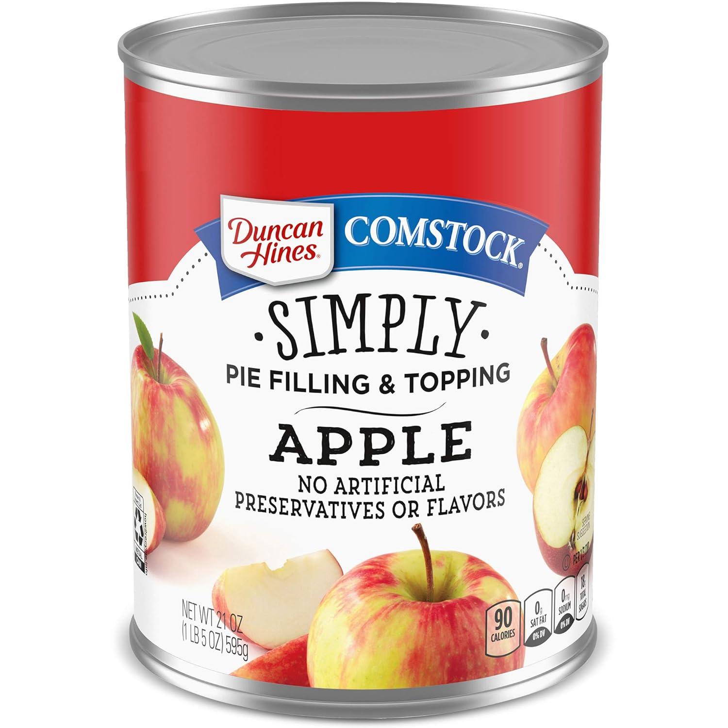 Best Pie Filling - Duncan Hines Comstock Apple Pie Filling and Topping Review
