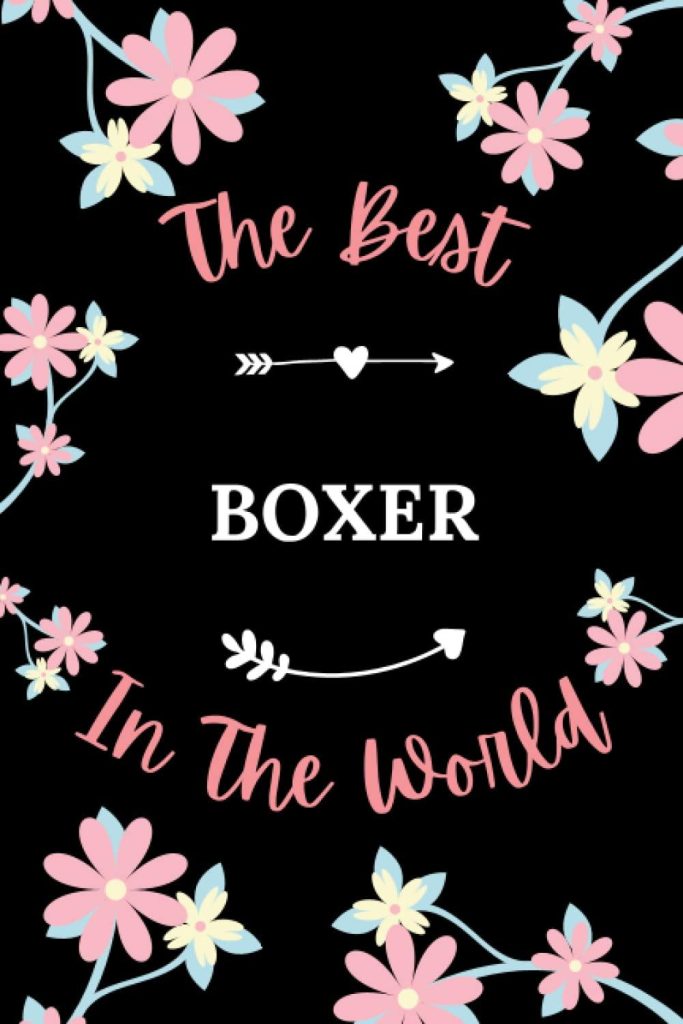 Best Notebook – The best boxer in the world: Pretty Notebook boxer women – 6×9 lined pages – funny girl parting gift for boxer Review