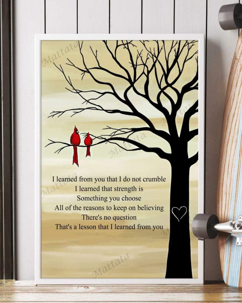 Best Home Decor – Mattata Decor Gift – I Learned From You Poster Review