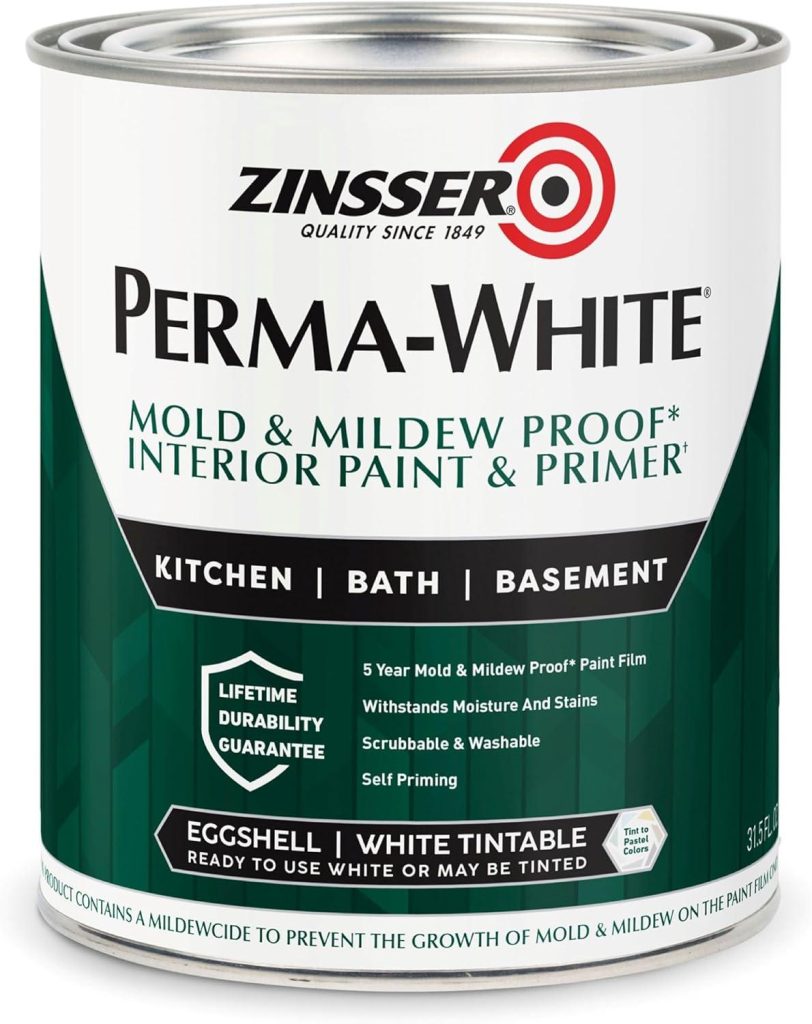 Best Interior Paint – Zinsser PERMA-WHITE Mold & Mildew Proof Review