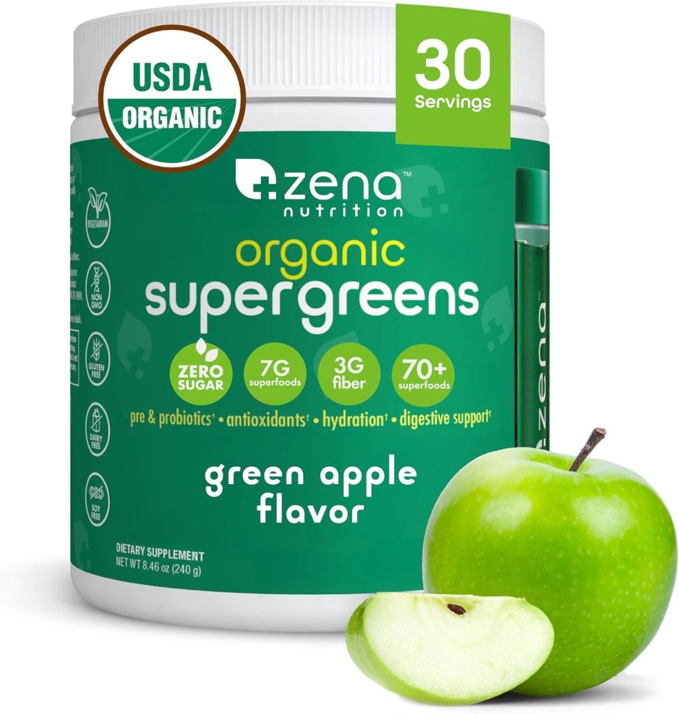 Best Super Greens – Zena Nutrition Organic Super Greens Powder Review