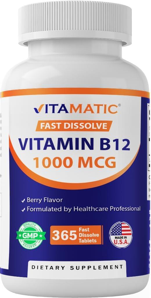 Best Vitamin B12 – Vitamatic 1000 mcg Fast Dissolve Review