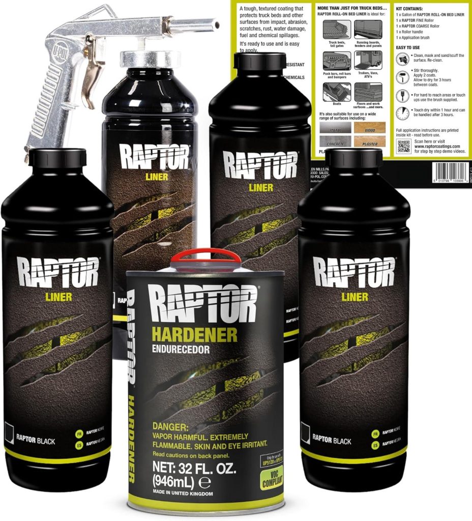 Best Automotive – U-POL Raptor Black Urethane Spray-On Bed Liner Review