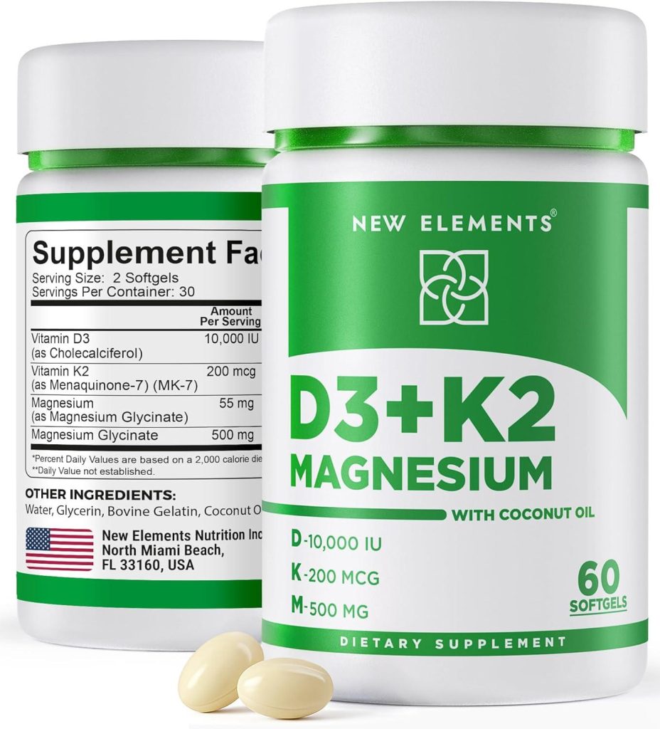 Best Vitamin D Supplement – New Elements D3 K2 with Magnesium Review