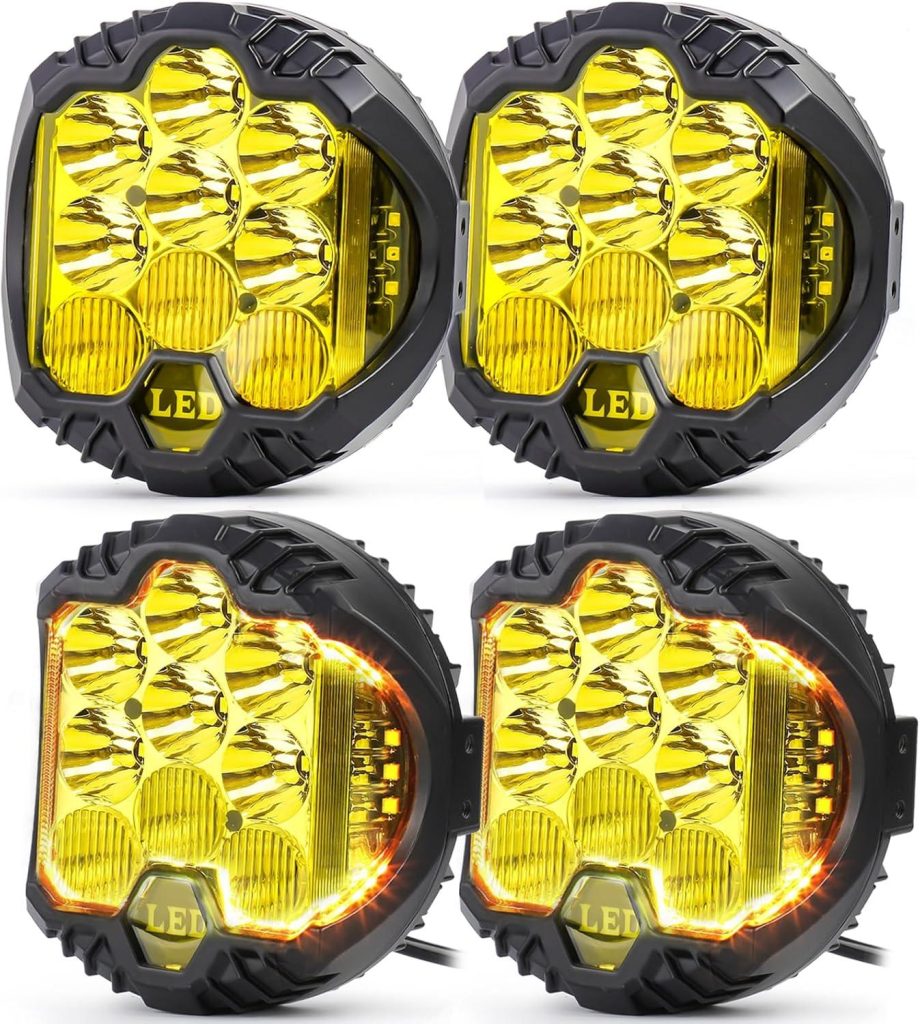 Best Offroad Lights – LIGBT 4PCS 5 Inch Amber LED Light Review
