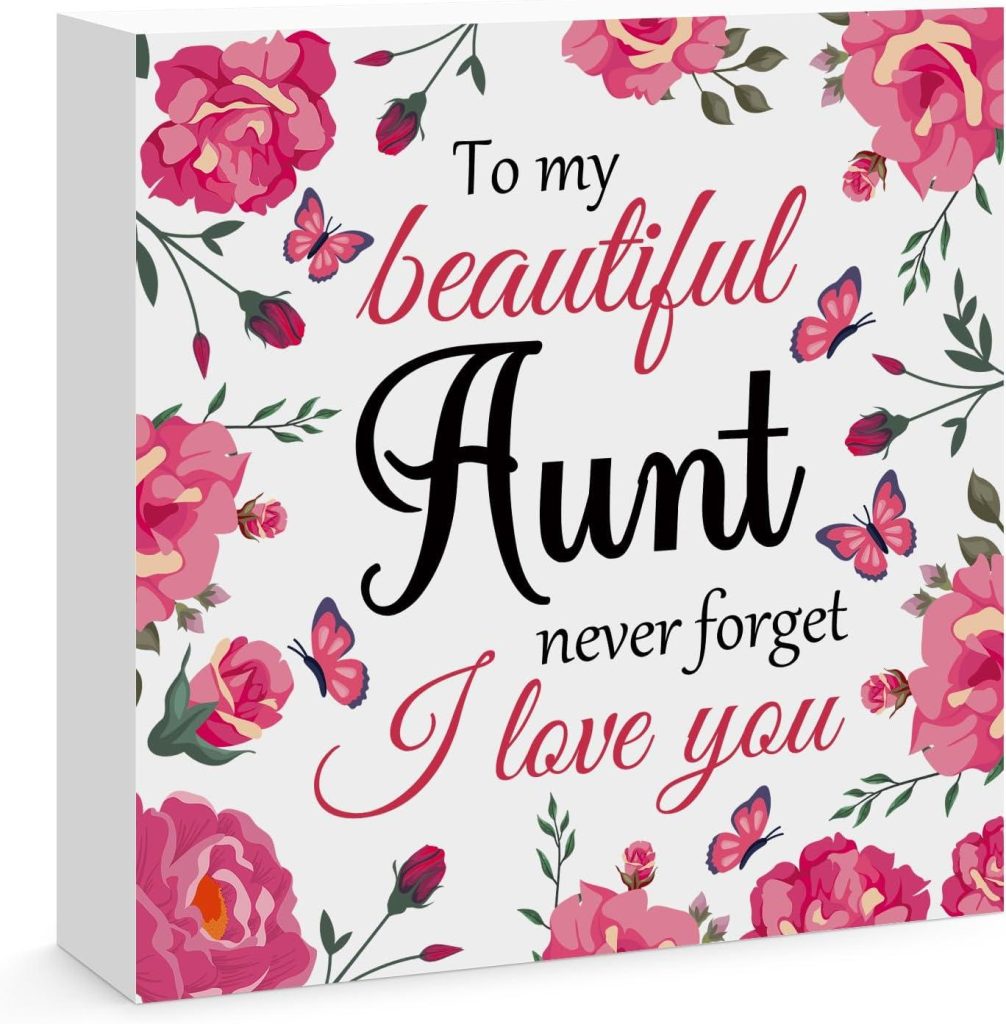 Best Gift for Aunt – Engraved Wooden Box Sign Review
