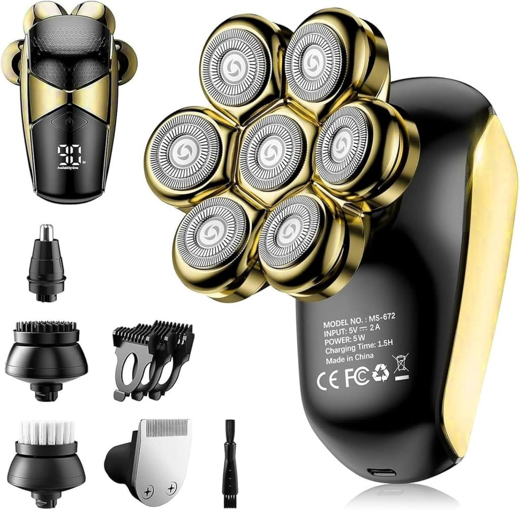 Best Head Shaver – SHPAVVER 5-in-1 Upgraded Electric Razor Review