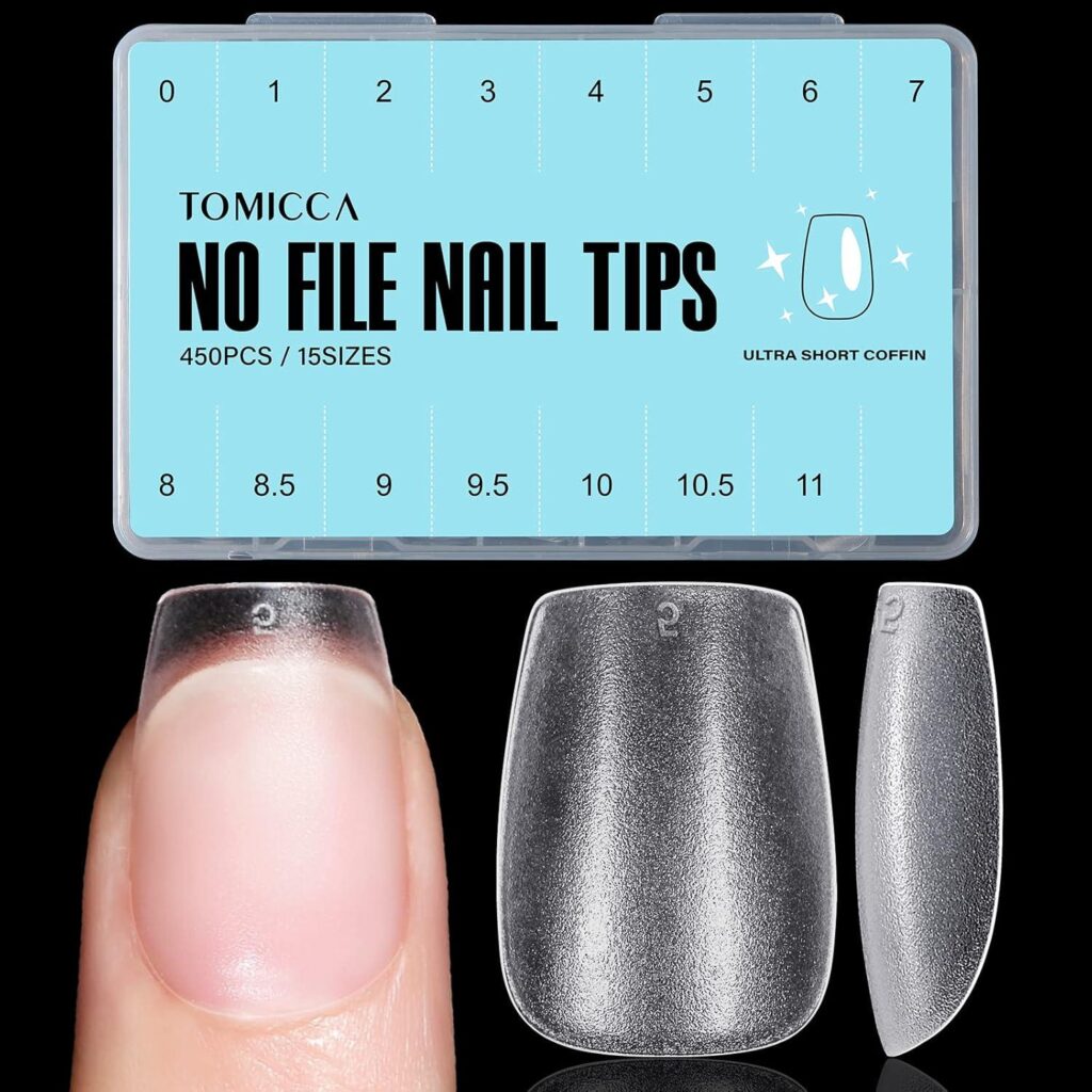 Best Nail Tips – TOMICCA Extra Short Coffin Nail Tips Review