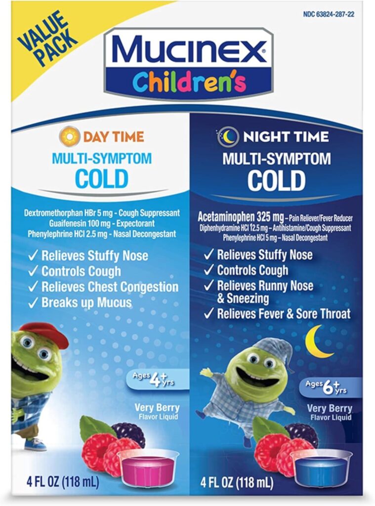 Best Children’s Cold Medicine – Mucinex Cold & Cough Liquid Review