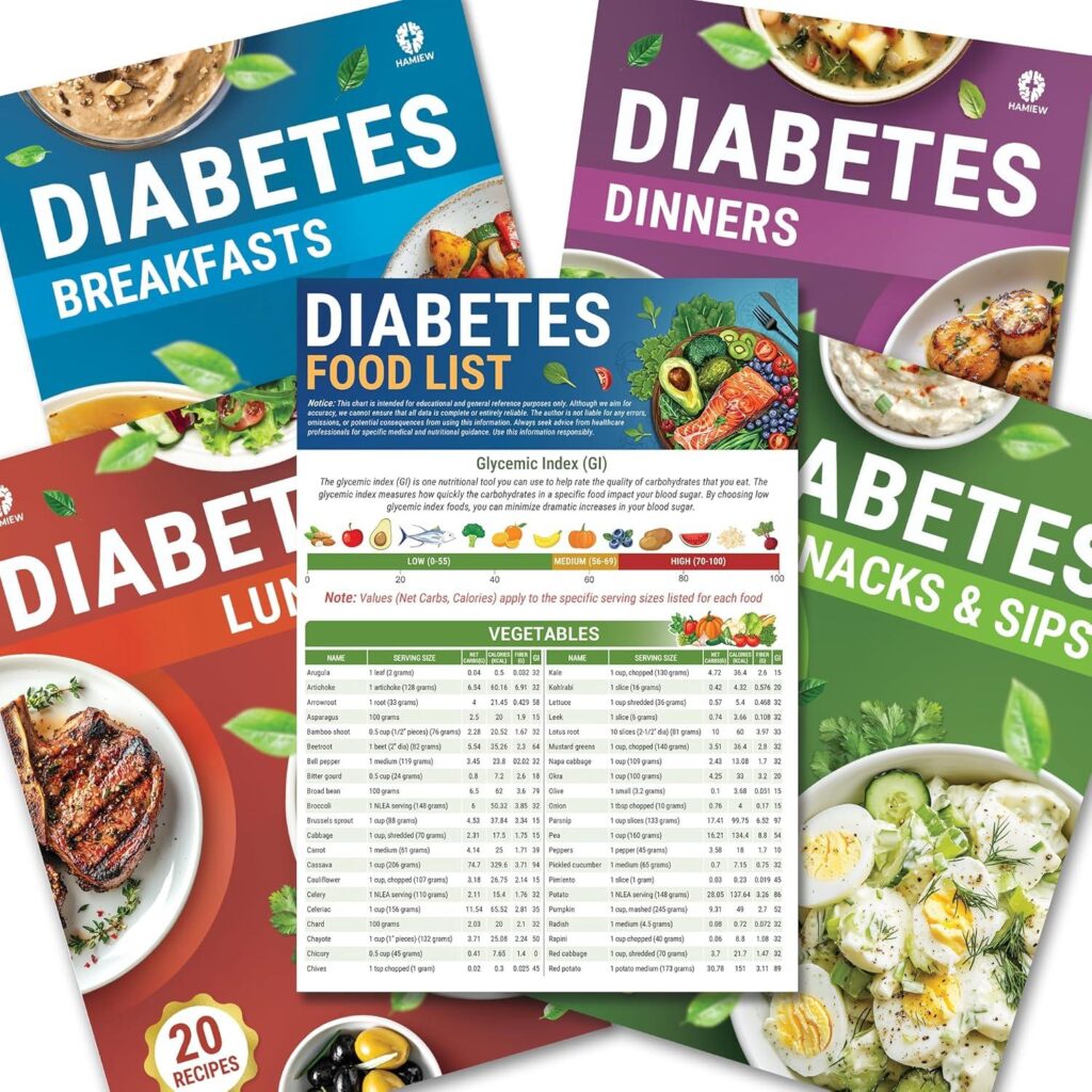 Best Diabetes Meal Planner – HAMIEW 5 Pack Diabetes Food List Review