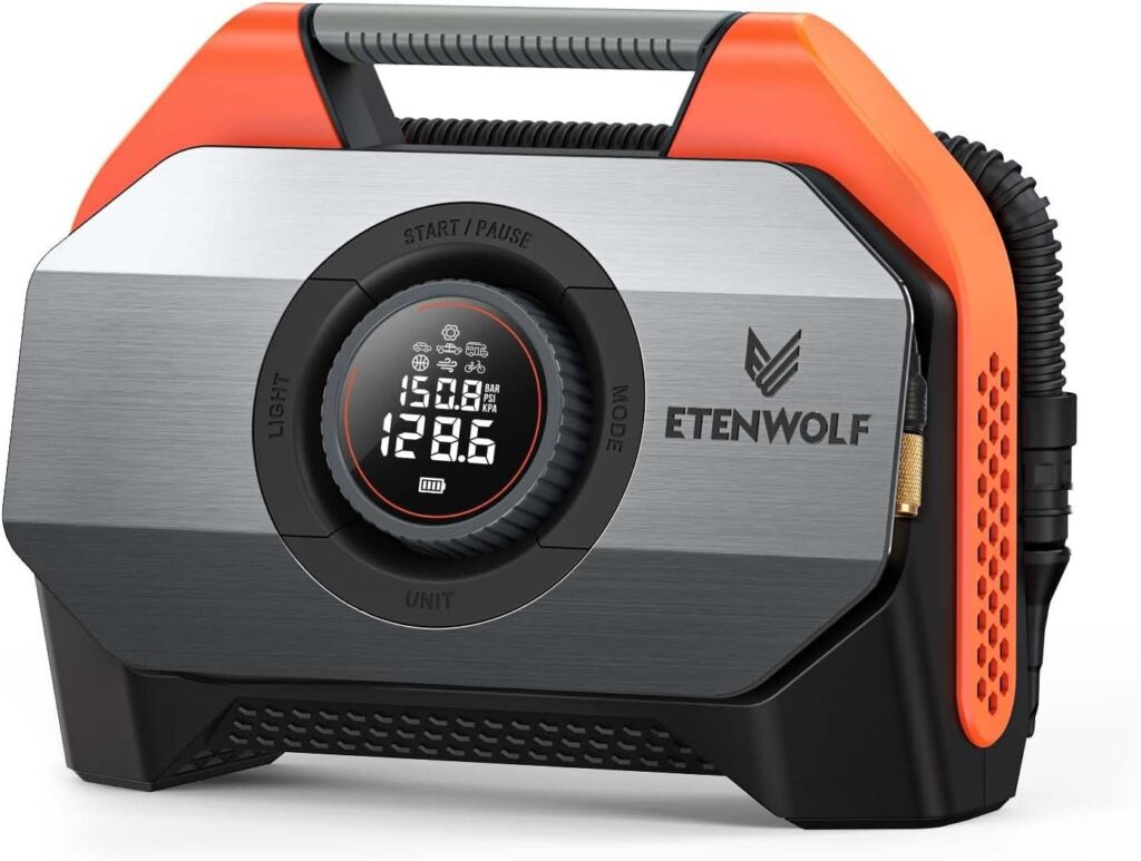 Best Tire Inflator – ETENWOLF VORTEX S6 Portable Air Compressor Review