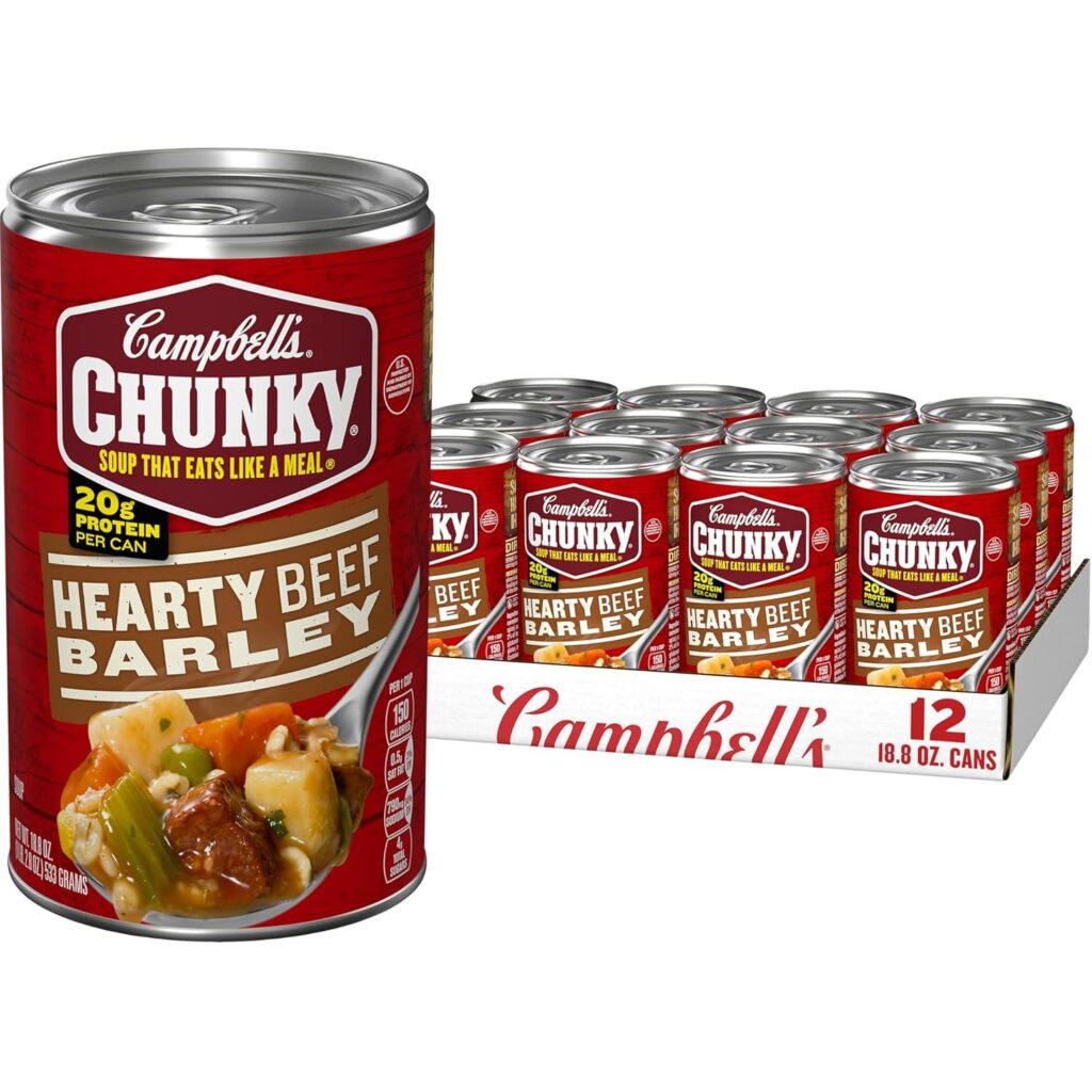 Best Hearty Soup – Campbell’s Chunky Hearty Beef and Barley Review