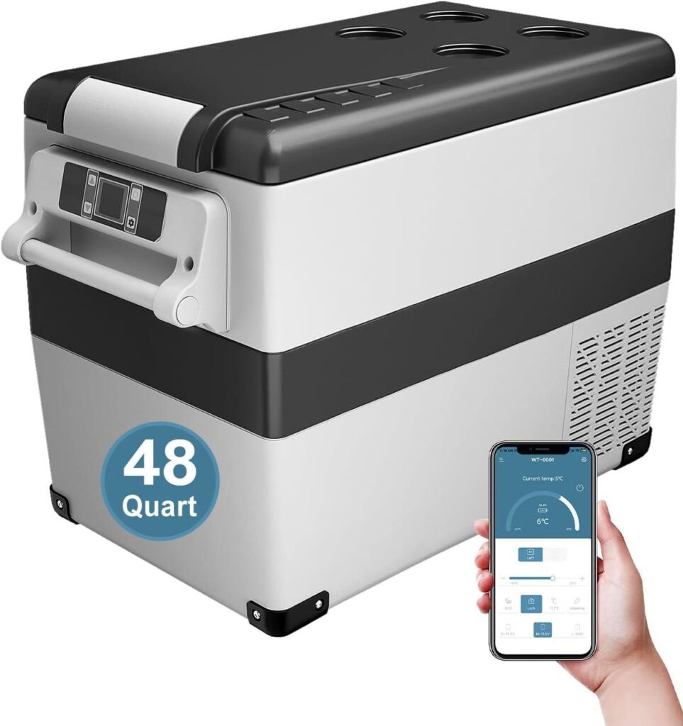 Best Portable Car Fridge – 12V Refrigerator – 48 Quart Review