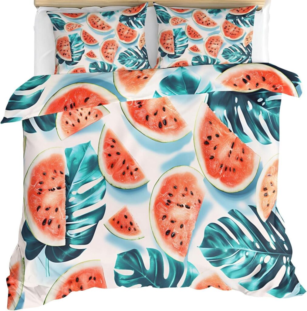 Best Bedding Set – Watermelon Duvet Cover with Pillow Shams Review