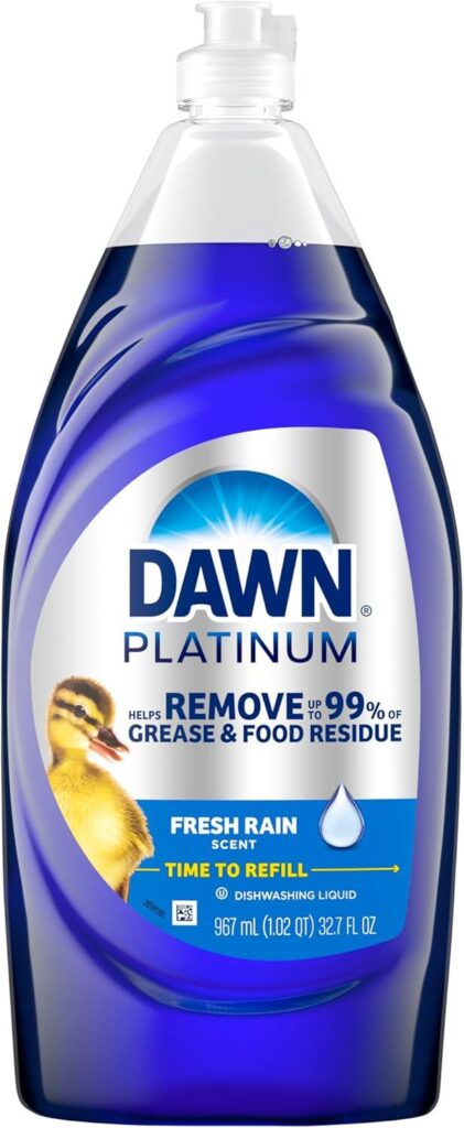 Best Dish Soap – Dawn Platinum Dishwashing Liquid, Fresh Rain Scent Review