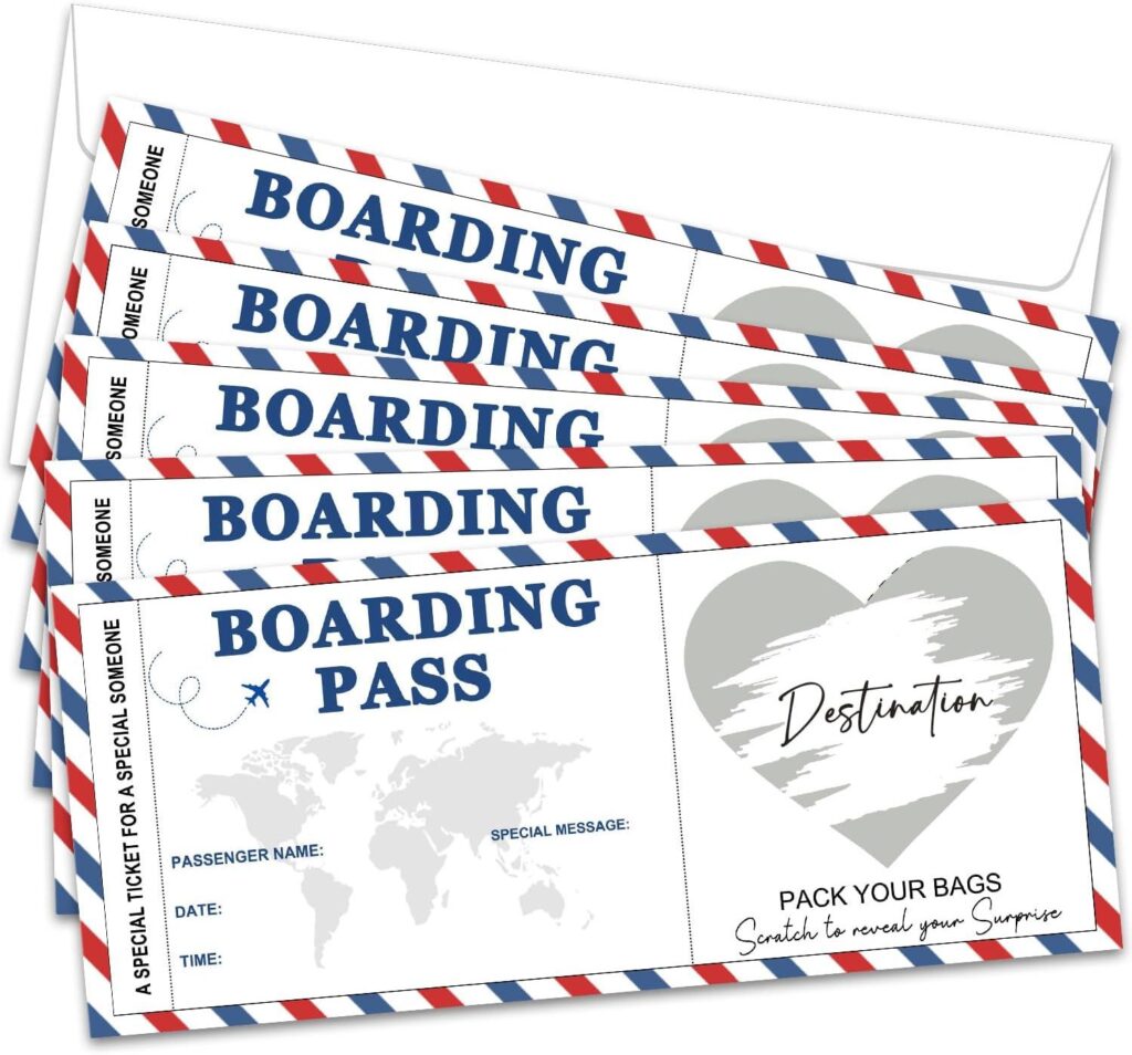 Best Travel Gift – Surprise Boarding Pass Gift Ticket Review