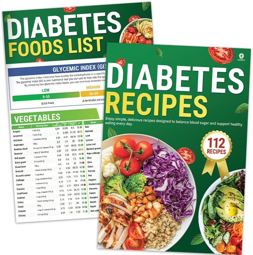 Best Diabetes Meal Planner – HAMIEW 2Pcs Food List Review