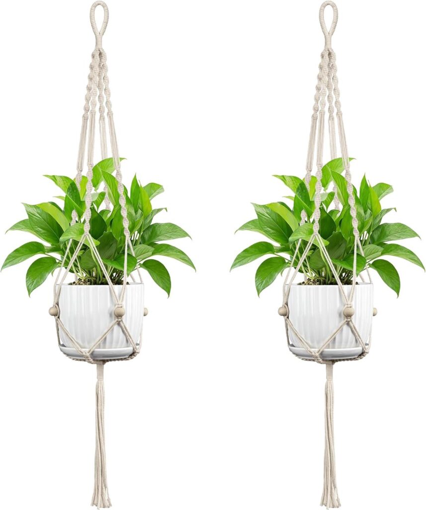 Best Home Decor – Macrame Plant Hanger – Fits 4 to 12 inch Pots Review