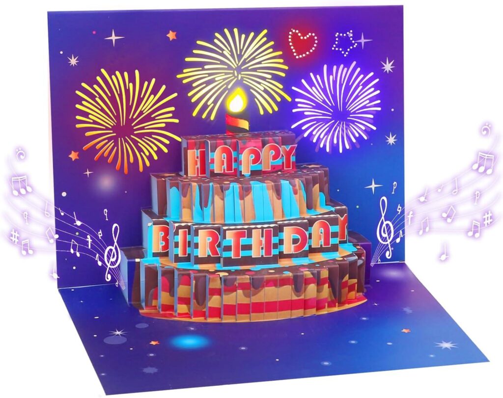Best Musical Card – 3D Pop-Up Greeting with LED and Sound Review