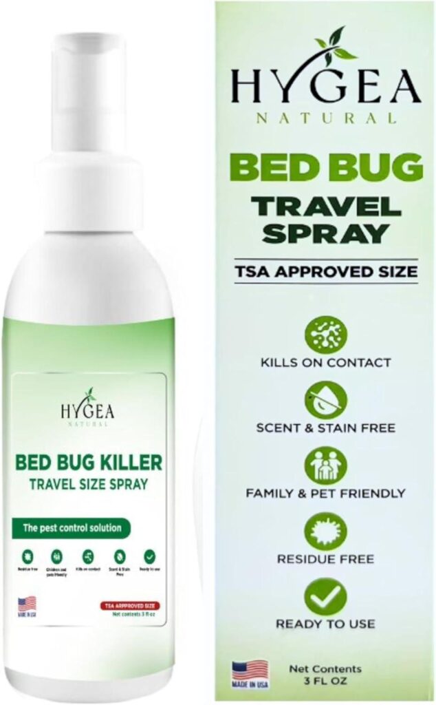 Best Travel Pest Spray – Hygea Natural Lice & Bed Bug Killer Review