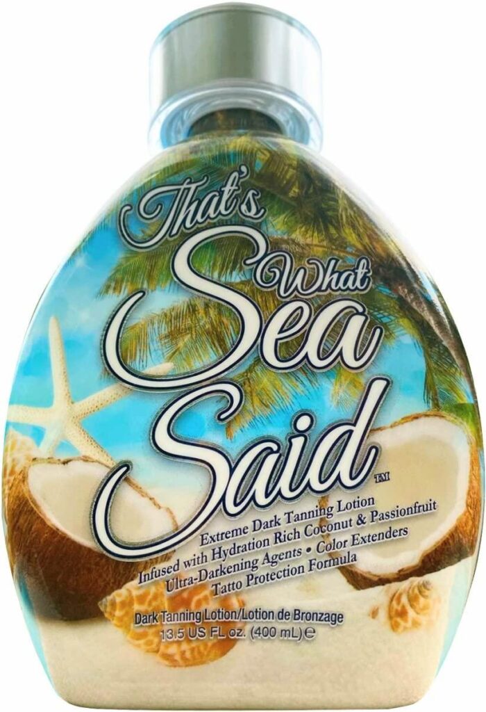Best Tanning Lotion – That’s What Sea Said Tanning Bed Lotion Review