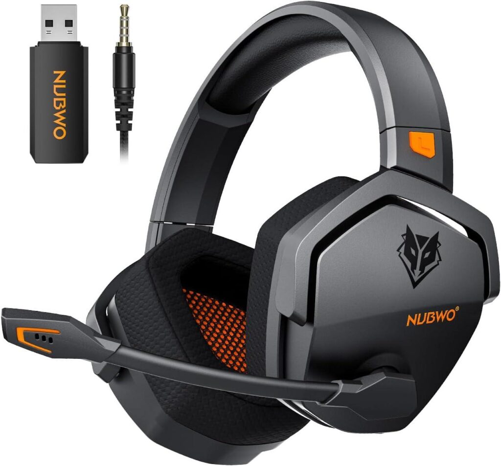 Best Wireless Gaming Headset – NUBWO Wireless Gaming Headset with Mic for Ps5 Ps4 PC, 100-Hour Battery, Zero Interference Review