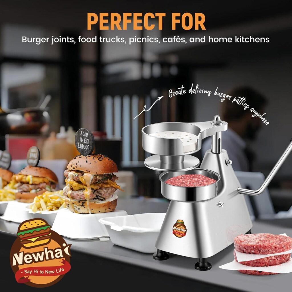 Best Burger Patty Maker – Newhai Commercial 3 in 1 Review