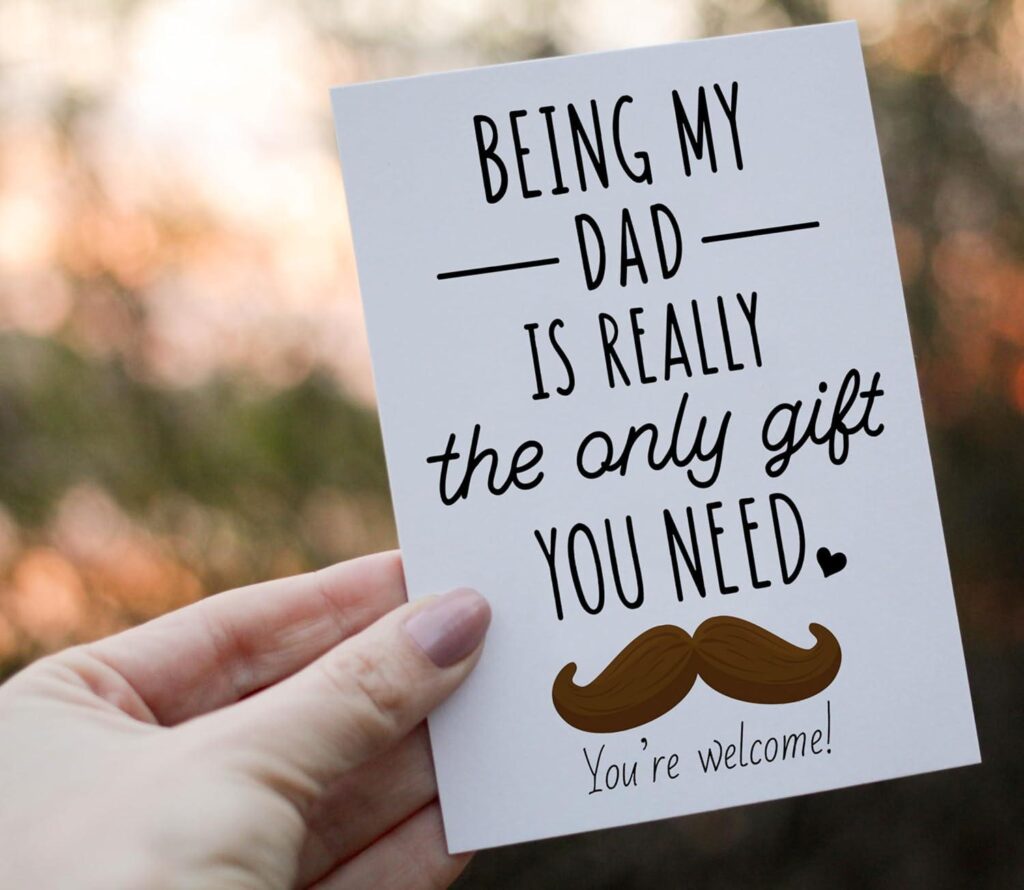 Best Greeting Card – Father’s Day Card, Birthday For Dad, Bonus Dad, Stepdad, Great Father – Funny & Humorous Gifts by PICCAFI Review