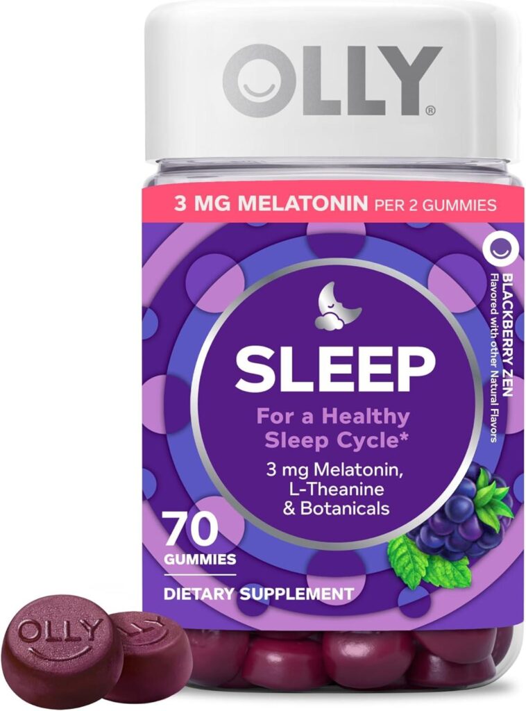 Best Sleep Aid – OLLY Sleep Gummy, 3 mg Melatonin, 70 Count Review