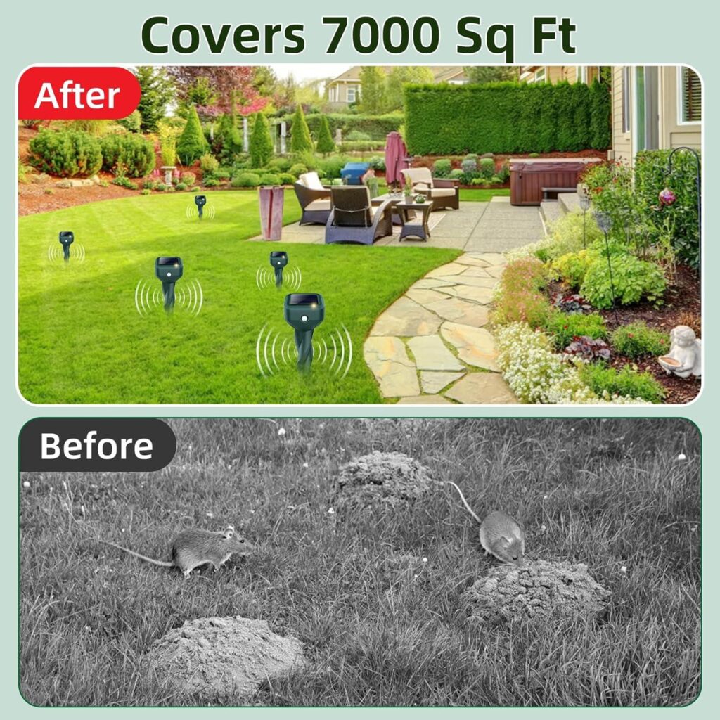 Best Garden Mole Repellent – Solar Powered Ultrasonic Deterrent Review