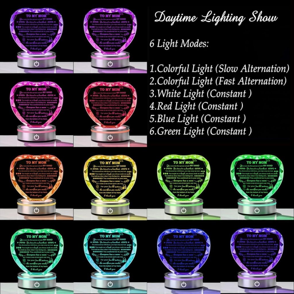 Best Gift for Mom – Crystal Engraved Thank You Light Review