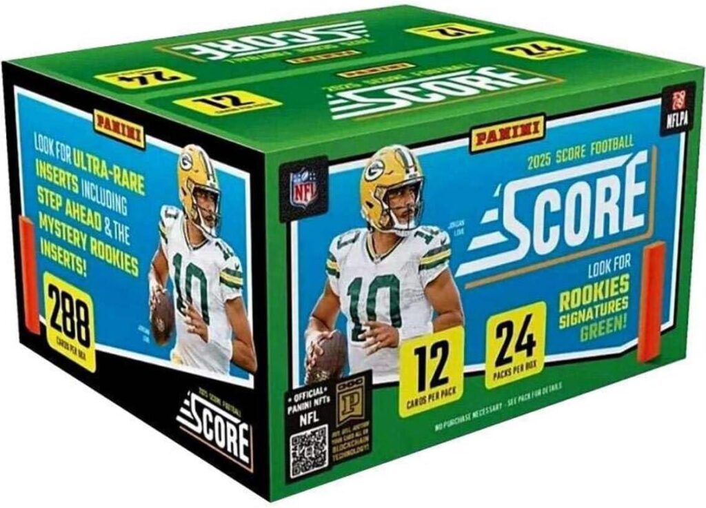 Best NFL Trading Cards – Panini 2025 Score Football Retail Box Review