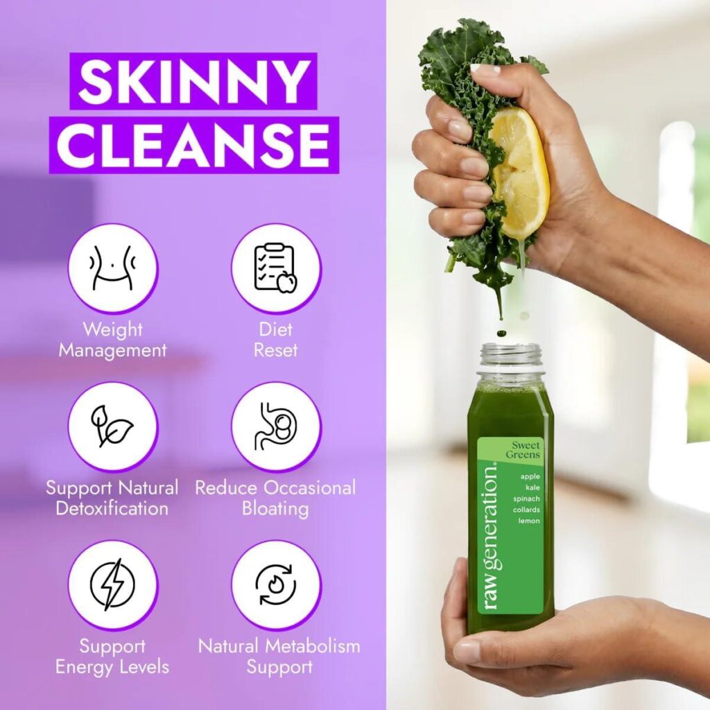 Best Raw Juice Cleanse – Raw Generation Skinny Juice 5-Day Reset | Cold-Pressed Wellness Detox