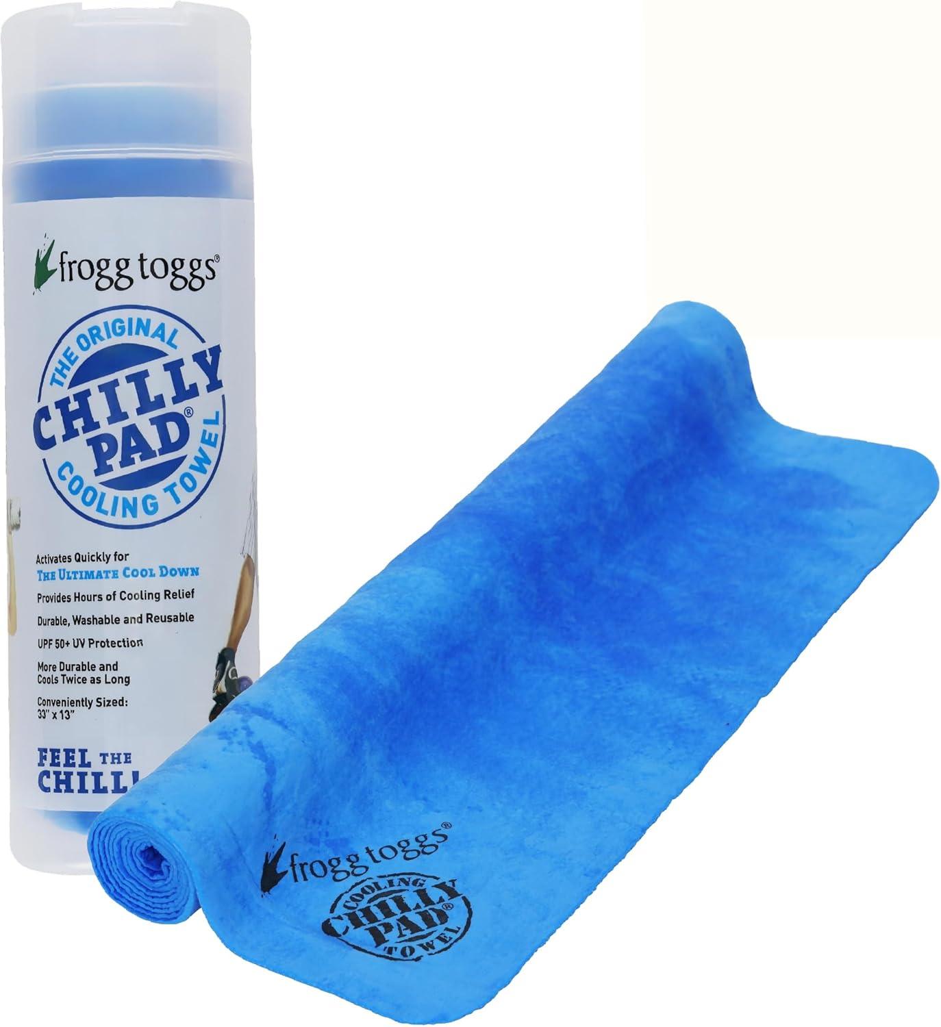 FROGG TOGGS Mini Serviette Rafraîchissante Chilly Bleu – Cooling Towel Sport & Outdoor
