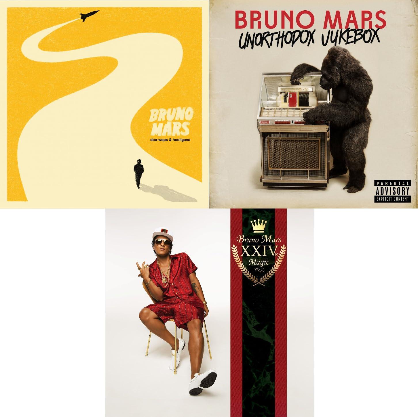Best Music Collection - Doo-Wops & Hooligans - Unorthodox Jukebox - 24k Magic - Complete Bruno Mars Album Bundling Review
