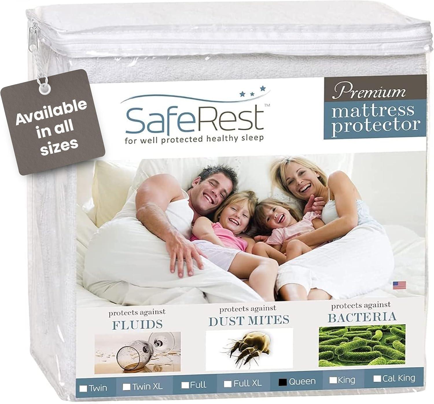 Best Waterproof Queen Size Mattress Protector - SafeRest Review