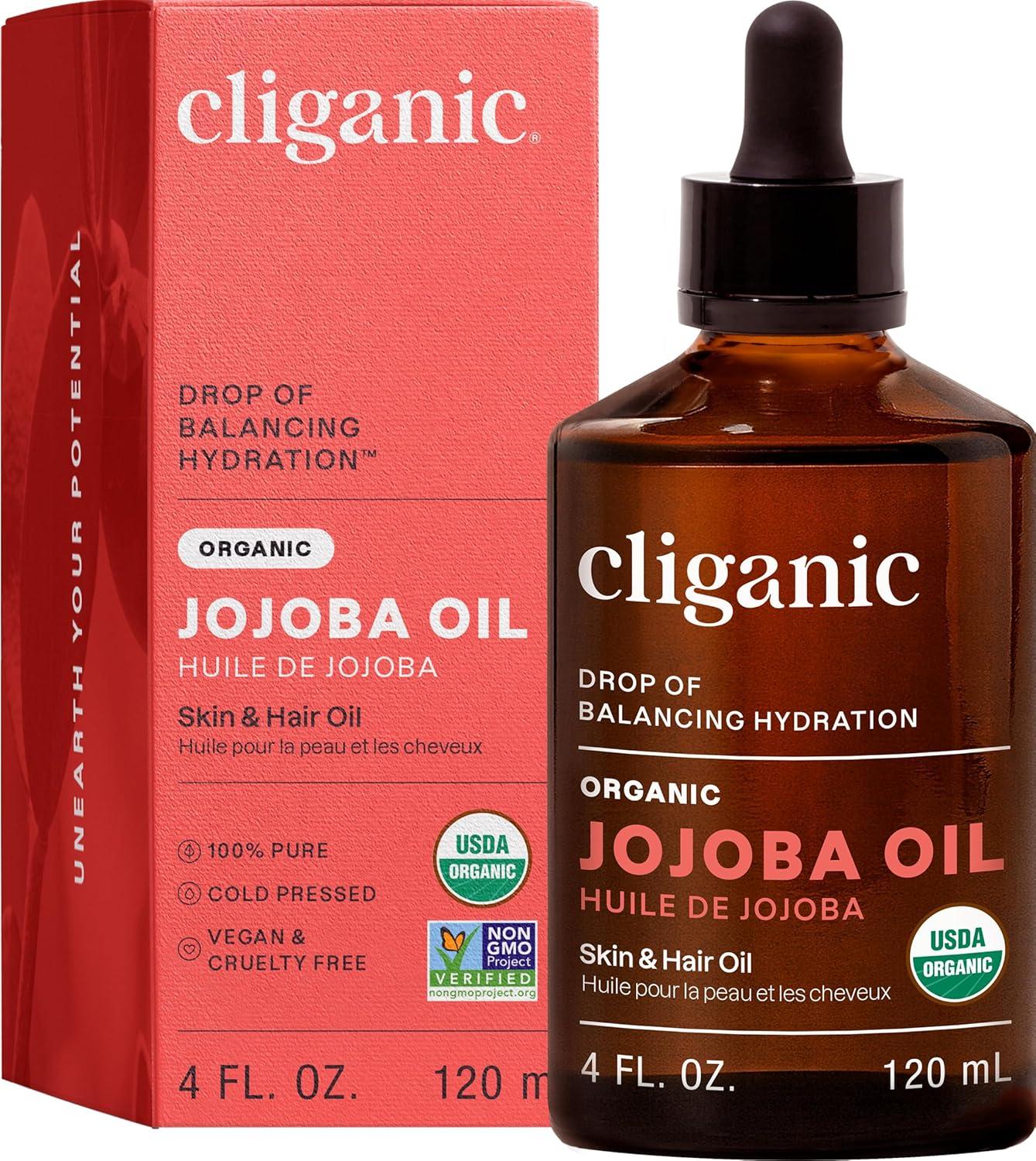 Best Skin Care - Cliganic Organic Jojoba Oil, 100% Pure | Carrier Oil Review