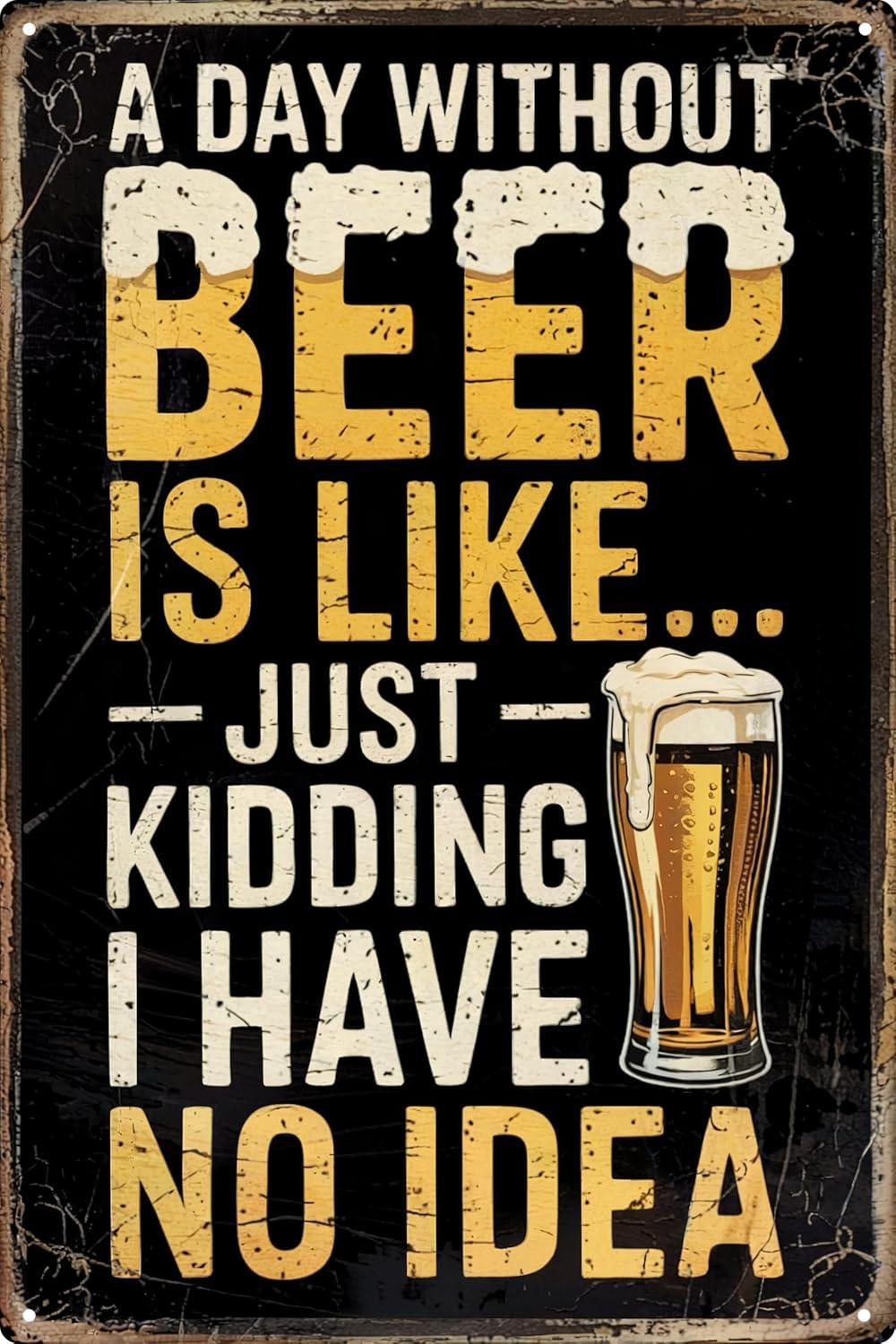 Best Wall Decor - Vintage Tin Sign Hearty Humor In Review
