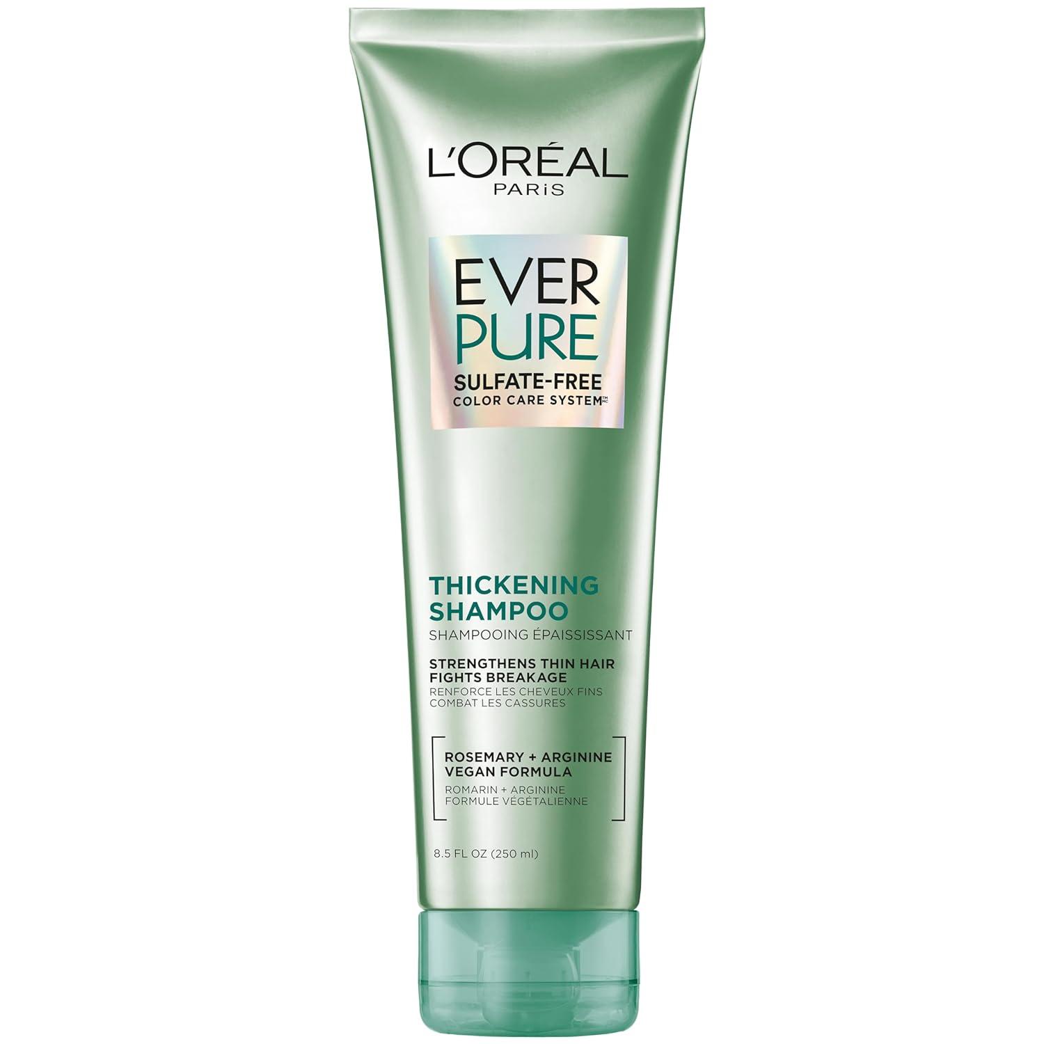 Best Shampoo - L'Oreal Paris Thickens + Strengthens Thin, Fragile Hair, Sulfate Free Review