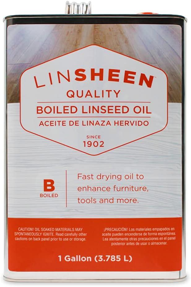 Best Wood Refinishing - Boiled Linseed Oil - Fast Drying Flaxseed Wood Treatment to Rejuvenate and Restore Outdoor and Indoor Wood Furniture, Floors and Sports Equipment, Gallon Review