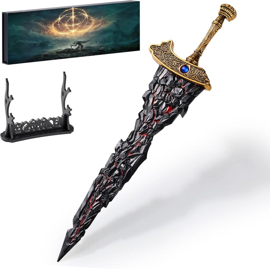 Best Elden Ring Maliketh’s Black Blade Metal Craft Sword Collectible Gift