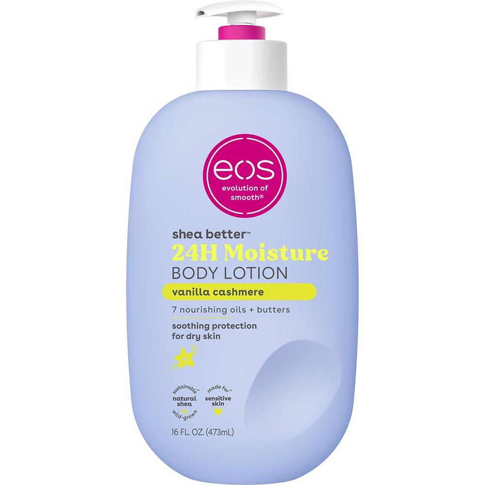 Best Moisturizer – eos Shea Body Lotion 24HR Moisture Lightweight Non-Greasy Van Cashmere Review