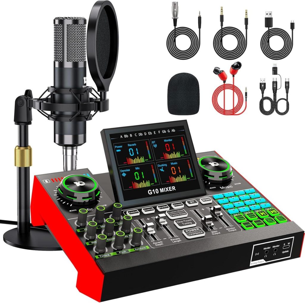 Best Podcast Equipment – Microphone Bundle with Mixer Review